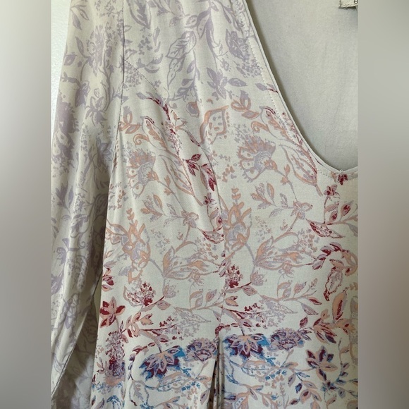 ECOTE tunic blouse flowy high low hem boho - Picture 9 of 13